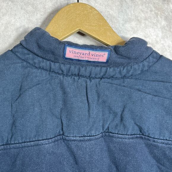 Vineyard‎ Vines Classic Shep Shirt Pullover Mens Small Blue Quarter Zip Preppy - Picture 6 of 12